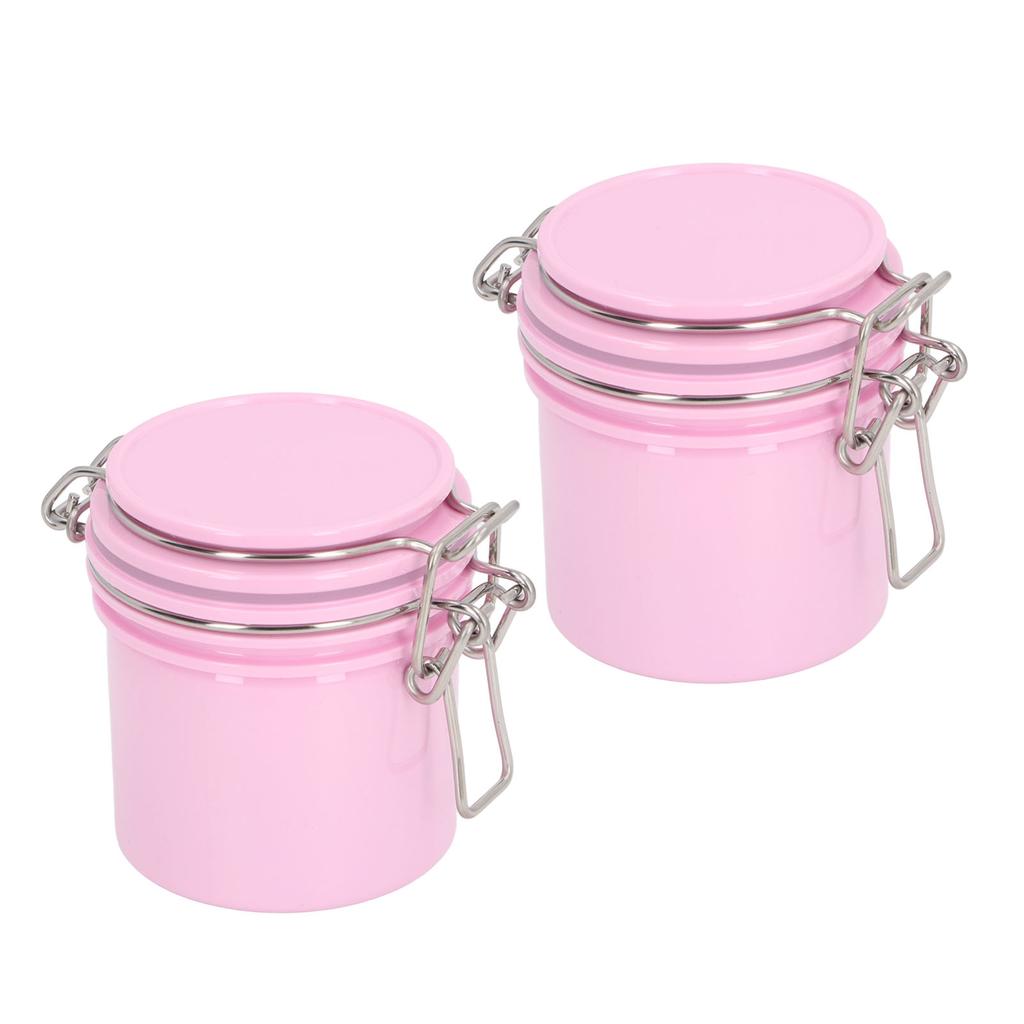 2pcs Eyelash Glue Storage Jar Sealing Buckle Large Capacity Glue Storage Container for Eyelash Extension 200ml