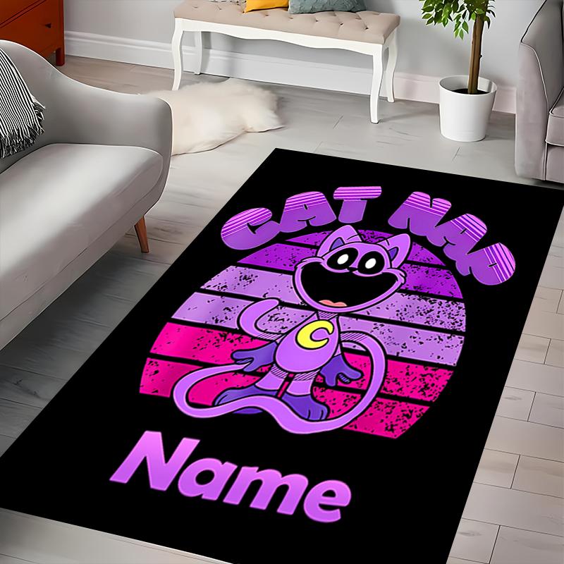 Custom personalization Smiling Critters Area Rug - Perfect For Kitchen, Bathroom,Laundry Room Decor Large Size Available,Gift All Seasons