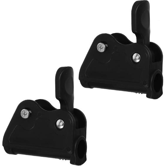 1 Pair Black Hinges Self Locking Latch Set for Patio Chair Replacement Parts