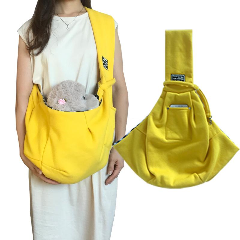 Cat Soft Carry Bag Pet Backpack, Puppy Kitten Carrier Sling Comfort Shoulder Outdoor Adjustable Blet Shoulder Bags Dog Carriers
