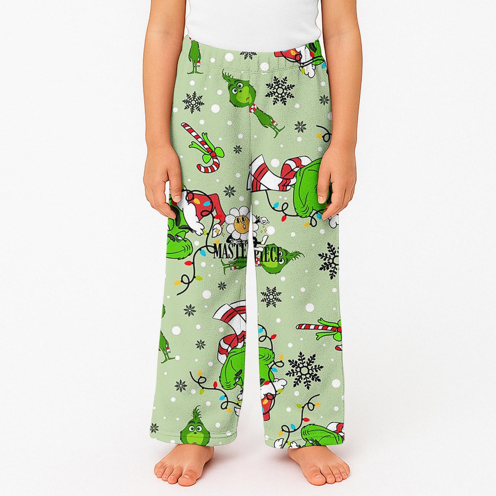 

Детские зимние брюки Длинные брюки с принтом 130