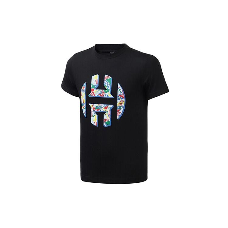adidas BATW HRDN Logo Sports Basketball Short-sleeve Tee Men Black Men s DX6934 M