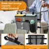 Universal Walker Bag Large Capacity Walker Storage Bag with Cup Holder Compartmental Mobility Aid Storage Basket for Elderly