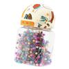 500Pcs Beads Needles Quilting Pins in Orange Fabric Covered Pin Cushion Bottle Sewing Craft