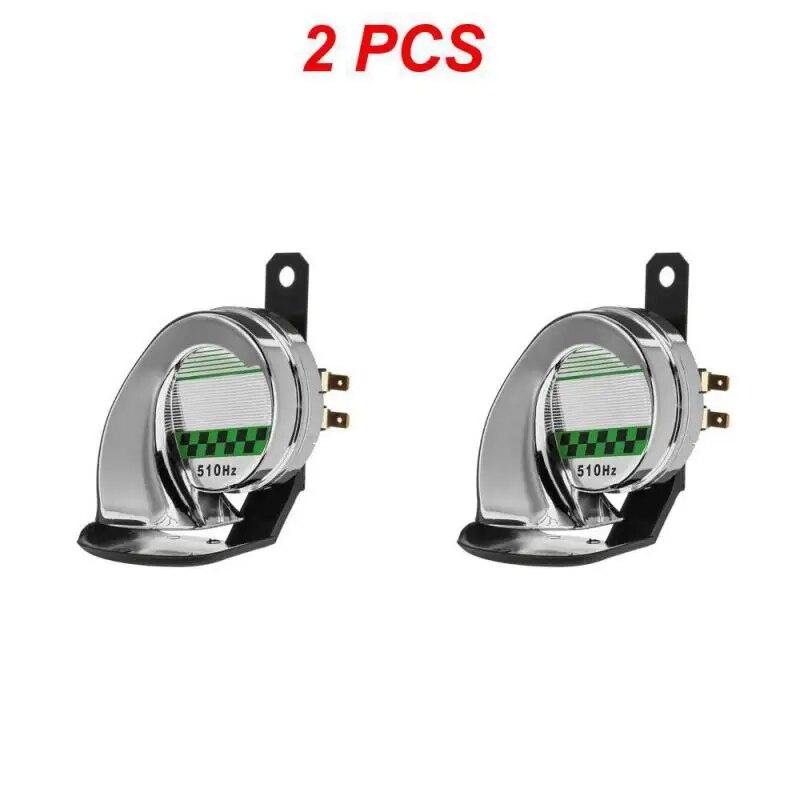 1/2/3PCS Waterproof DC 130db Motorcycle Snail Air Horn Siren Super Loud For Car Truck Motorbike Universal
