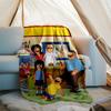 Bob's Burgers Theme Printed Blanket - Perfect for Couch, Bed, Travel & Outdoor Use | Machine Washable, Cozy & Durable.