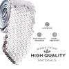 [Xiang Ru] Plain Necktie, Approx. 5cm Wide, Men's & Women's, Sequined, Sparkling, Party, Stage Performance, Stylish Gift, Magic Trick, Silver