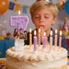 Kpop Demon Number Candle Glitter Cake Topper Cute Birthday Party Cake Decoration For Kids Adult