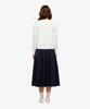 Lacoste Women'S Pleated Mid-Length Skirt Jf523E-56G Hde