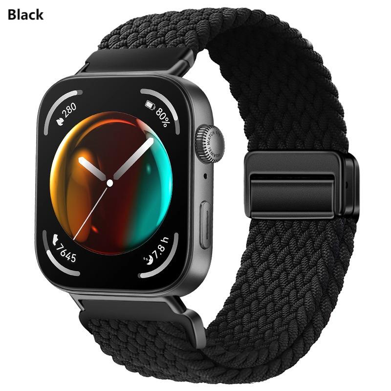 Nylonvevd rem for Huawei Watch Fit 4 4Pro Klokkearmbånd Erstatning for Huawei Watch Fit 4Pro Fit 4 3 Sport Klokkereim Bånd