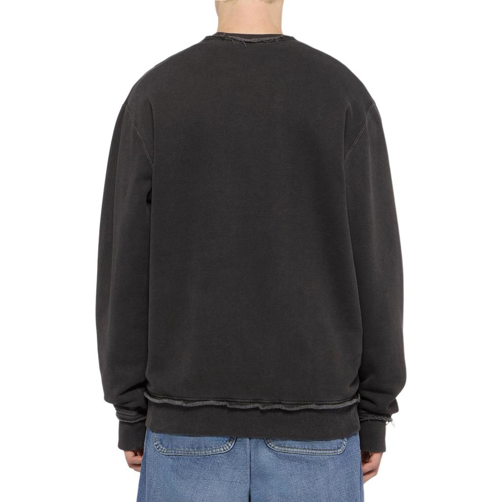 Onitsuka Tiger Long Sleeve Crew Neck Drop Shoulder Sweatshirt Unisex sweatshirt 2181B021-001