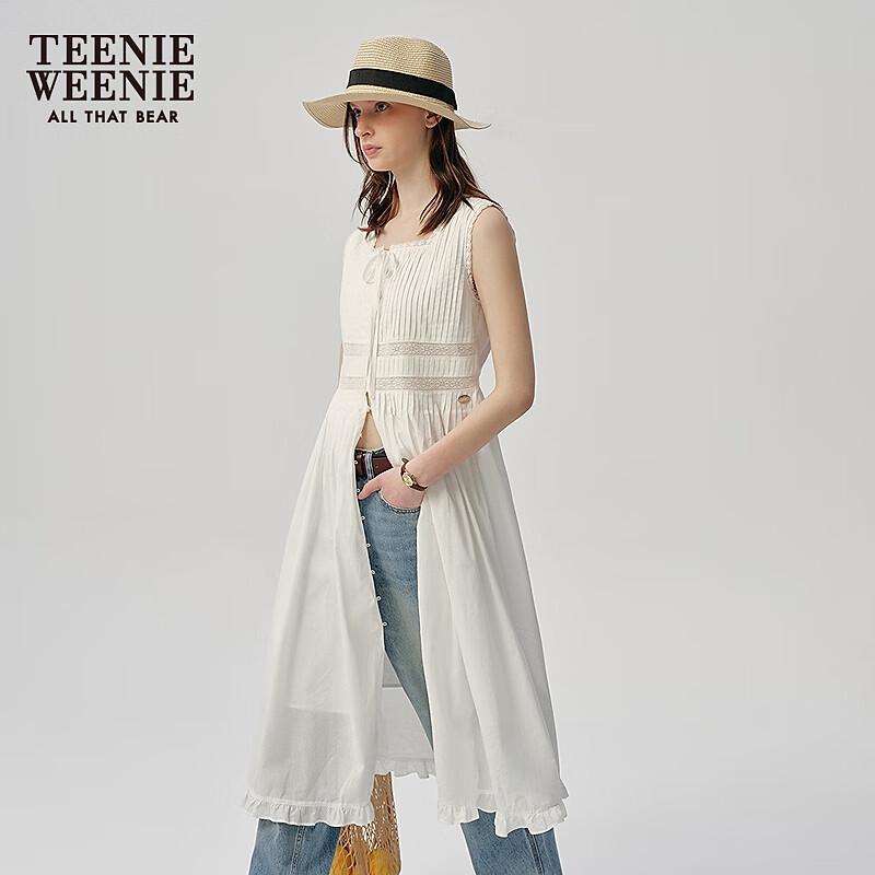 Teenie Weenie Women's Vintage French Lace Sleeveless Maxi Dress