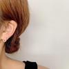 Korean Micro-Diamond Trendy Letter Stud Earrings: Elegant, High-End Accessories for Women's Unique Style.