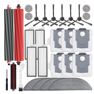 Accessories Kit Compatible for Roborock S8 MaxV Ultra Robot Vacuum,Main Brush Brush Roller Brush Mop Pads Vacuum Bags