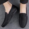 Fashion Men's Casual Leather Shoes Four Seasons Plus Size 47 Soft Sole Comfort Outdoor Fashion Youth Business Leather Shoes Driving Shoe