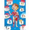 Hape Body Structure Puzzle 100 x 50 x Ages Wooden Play Toy E1635 2.3cm 3+