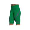 Adidas Logo Print Quick-Dry Fitness Shorts Women Shorts Green HI6059