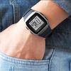 Sport Digital Watch Multifunction Shockproof Waterproof Retro Classic Digital Chronograph Watch for Students Men Silver