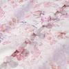 Rochie de vară roz cu imprimeu floral, cu mâneci lungi și talie marcată, pentru femei, stil european și american
