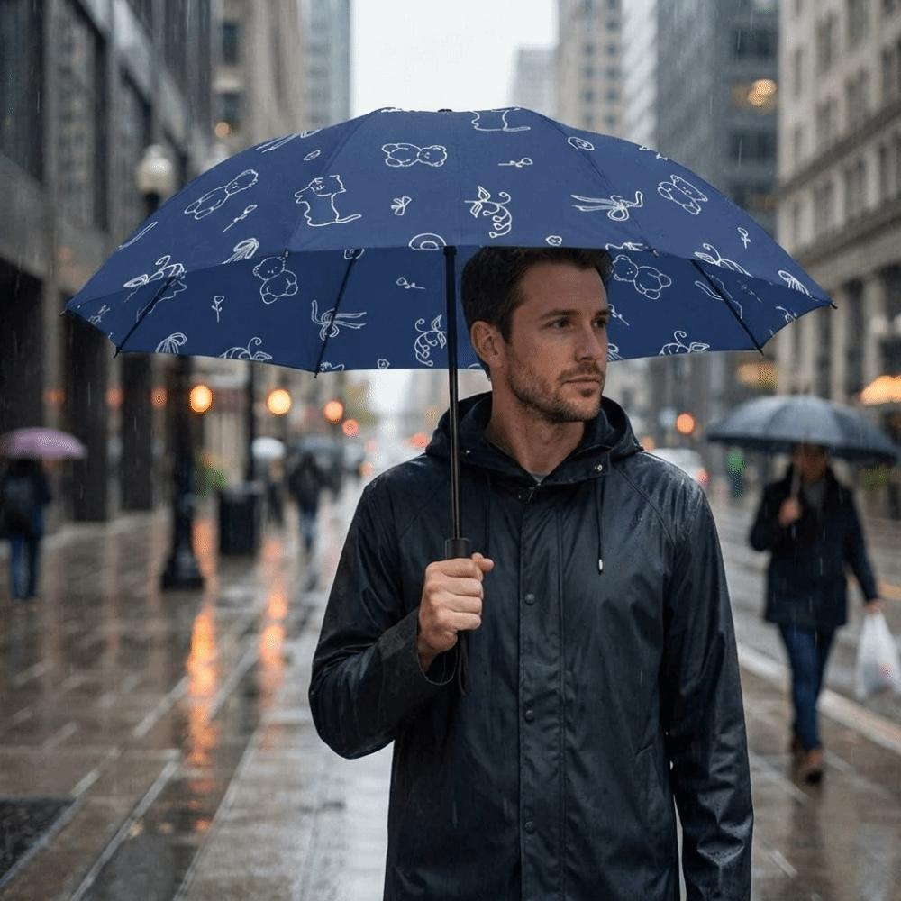 UV Protection Dual-Use Umbrella Automatic Folding Umbrella Lightweight Travel Rain Umbrella  Beach
