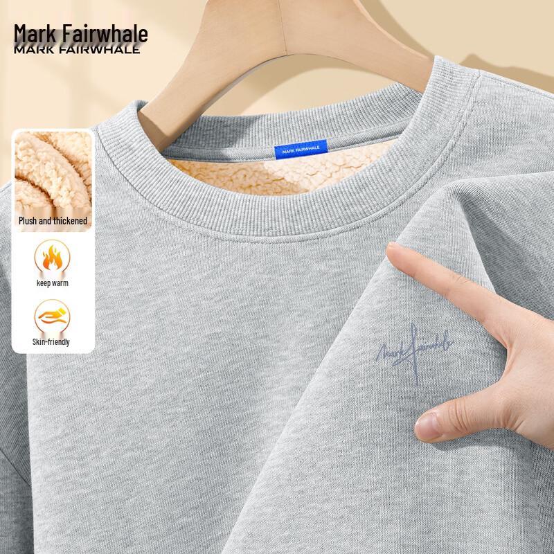 

Mark Fairwhale Men s Fleece-Lined Round Neck Sweatshirt L