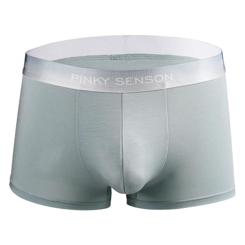 

Men s Lenzing Modal Breathable Plus Size Sports Boxer Briefs - Solid Color, Thin, Four-Corner Design XXXL