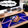 Custom Name Mouse Pad Atletico Madrid Crest Mouse Pad Desk Mat, Non-Slip Rubber Backer Pad For Computer Notebook Gaming Mouse Pad Birthday Gift