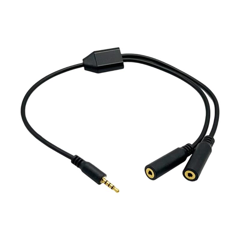 

Premium 2.5mm TRRS Y Shaped Audios Splitter Cable Double 2.5mm Female Connectors Gold Contact Enhances Signal Claritys