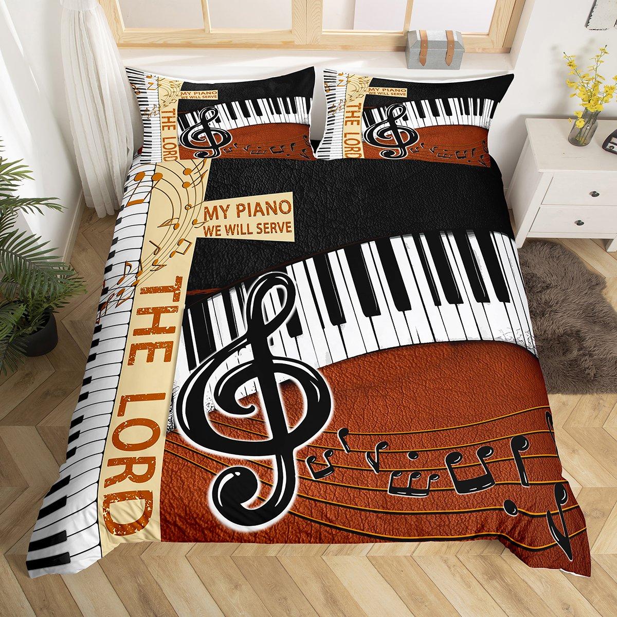 

Homewish Hip Hop Music Duvet Cover Set for Child,Black Blue Graffiti Bedding Set,Street Artwork Bed Set UK C 120x150cm 2pcs&set