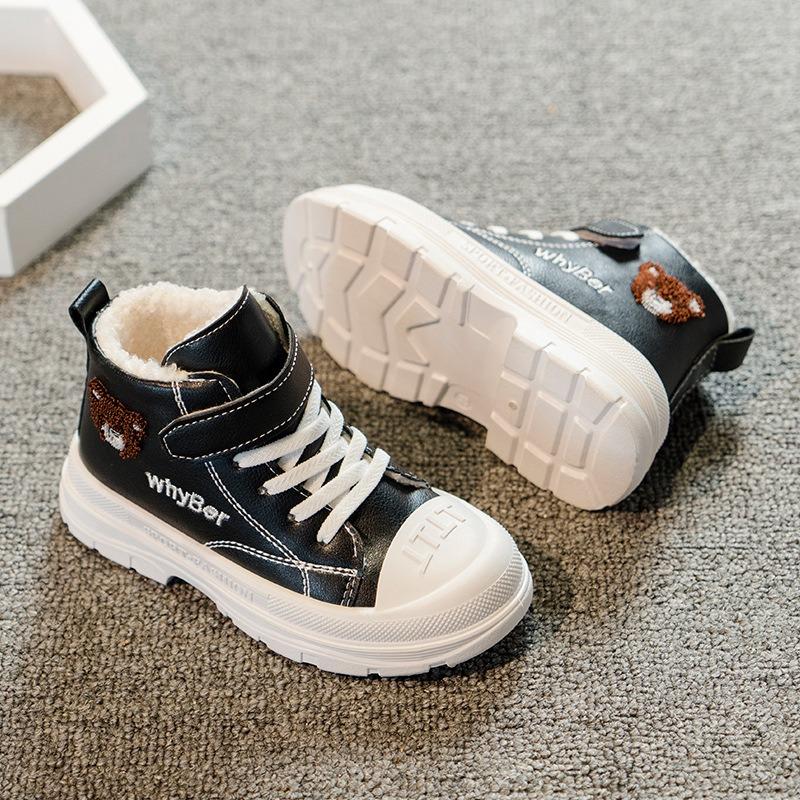 Foreign Trade Cross-border Cotton Shoes Children's Cute Bear Snow Cotton Shoes