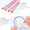 40 Pieces Flexible Soft Pencil,Soft Pencils with Eraser,Magic Bend Pencils for Kids Students Gift,School Supplies