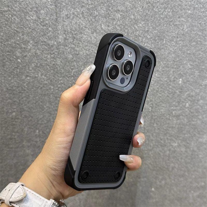 Armor Handyhülle für Apple iPhone 16 Pro Max - PC & Silikon Militärstandard Stoßfest Vollabdeckung für iPhone 16/15/14/13/12/11/Pro/Pro Max/Plus