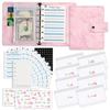 Custom A7 Holographic Budget Binder Planner Cash Stuffing Binder with Envelopes Day Planner Cover Binder Notebook