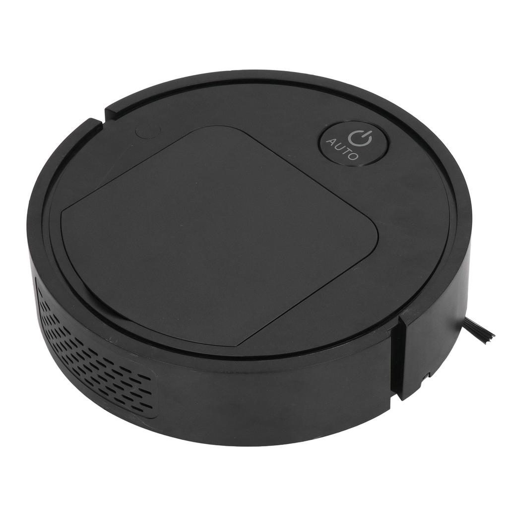 3 v 1 Praktický chytrý zametač Mini velikost USB nabíjení Inteligentní zametací stroj pro domácnost Černý