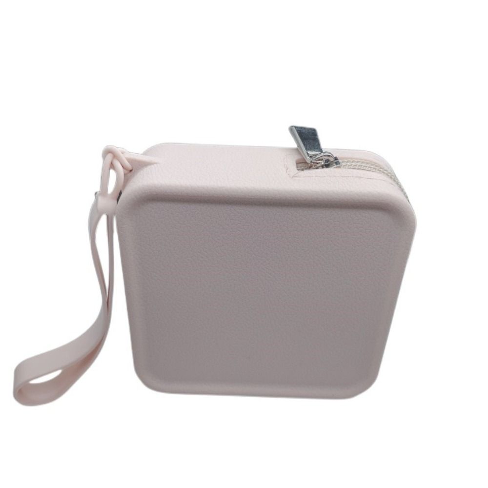 INS Small Item Bag Solid Color Silicone Square Coin Purse Casual   Gift