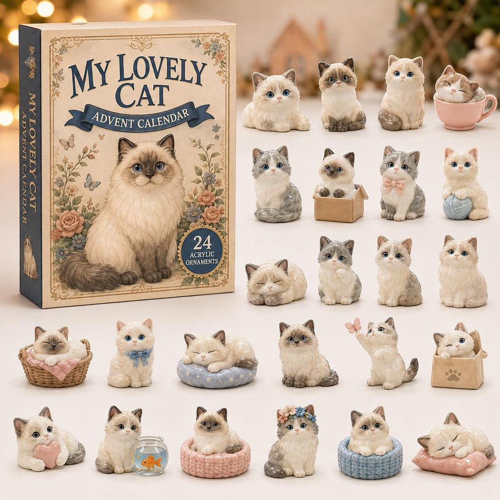 Weihnachts-Adventskalender 2026 – Feiertags-Blindbox-Kalender im Tier-Thema
