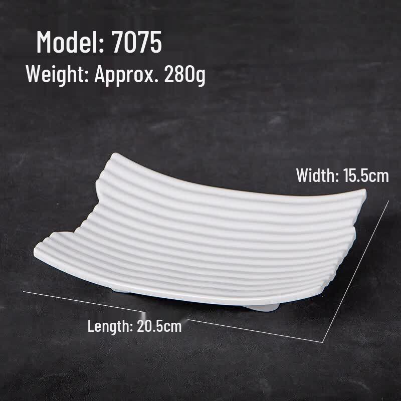 A5 Melamine Irregular Snack & Cold Dish Plate