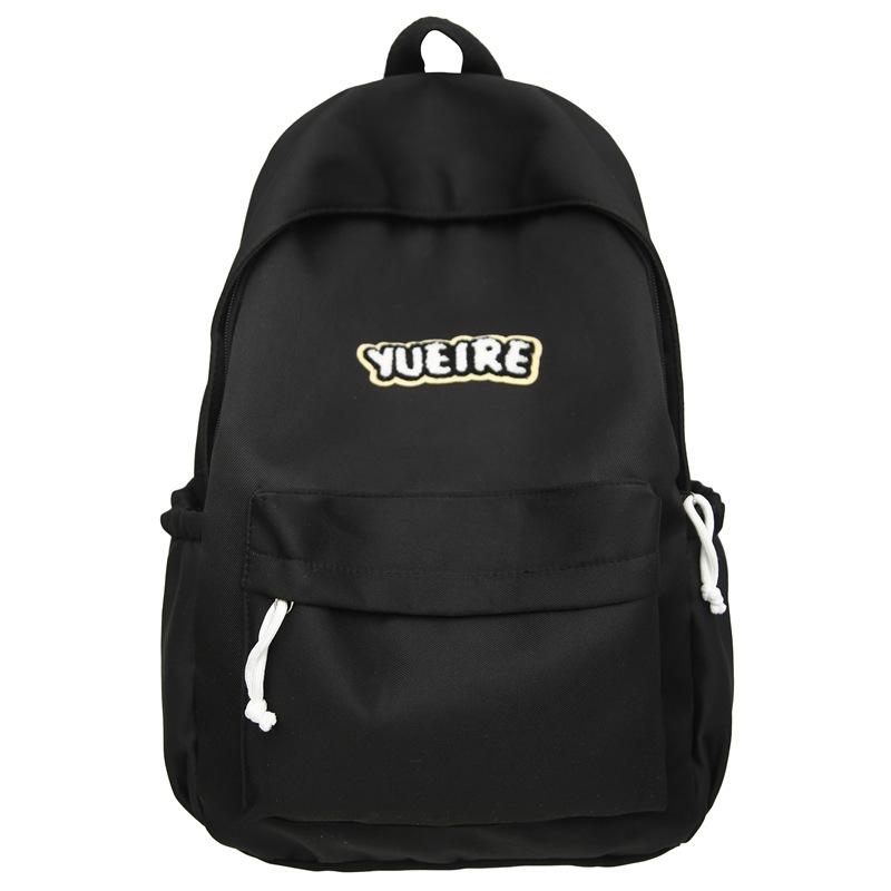 Girls' College Style Backpack for Junior High School Students New Style Versatile High School Students Simple and Niche Backpack