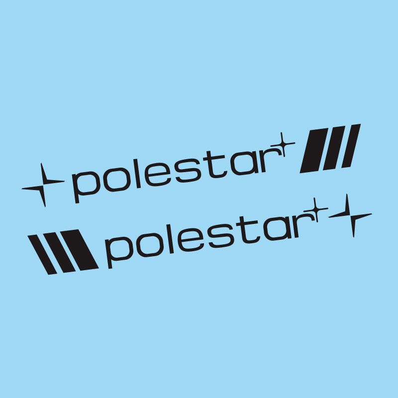 

1 комплект x наклейка с логотипом Polestar на кузов автомобиля, боковая наклейка