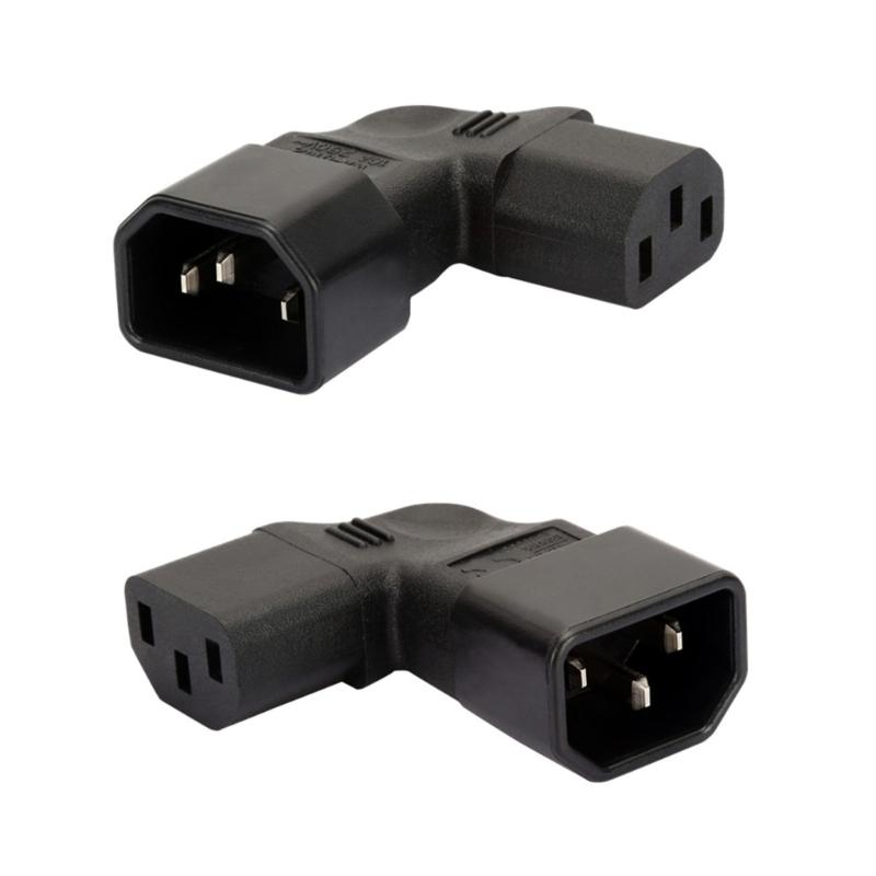 C14 To IEC320 C13/C5/C7 AC-Power Adapter 3 Terminals Socket Adapter Male To Female Wire-free Power Connector Adaptor