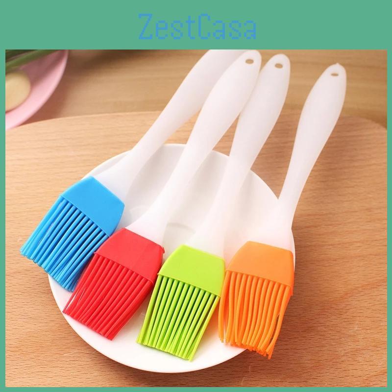 Multipurpose Silicone Spatula And Barbeque Oil Brush Ideal For Cooking And Grilling