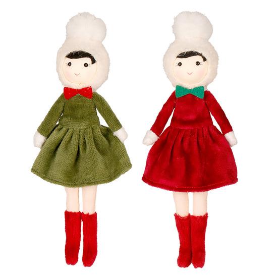 Christmas Doll Pendant Hanging Ornament with Lanyard Easy To Hang