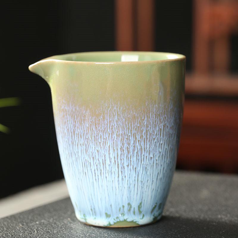 Japanese Ceramic TeaCup Kiln Transformation Fair Cup Chahai Chinese Home Decoration Heat-resistant Kung Fu Tea Accessories New