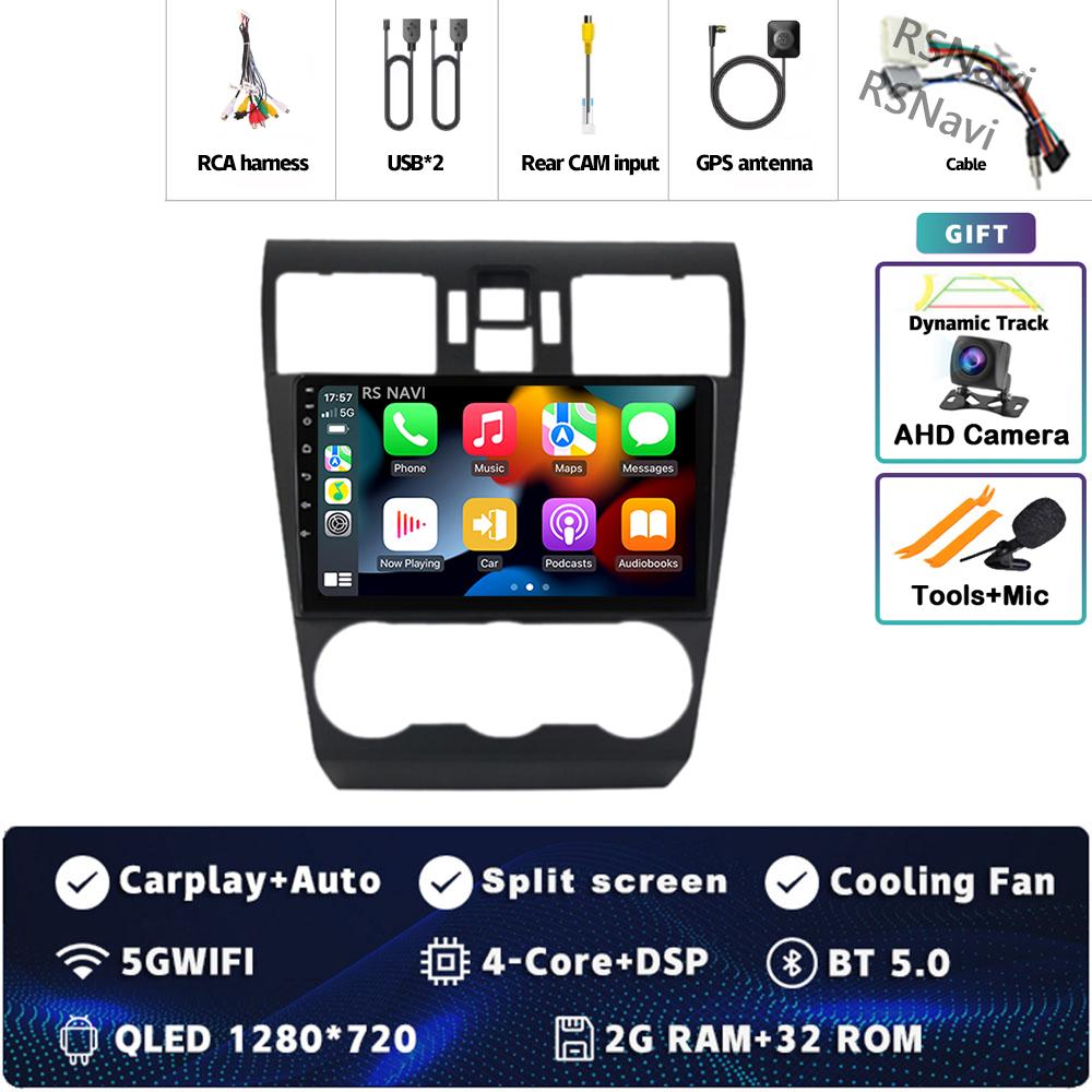 

Android 14 Carplay автомобильное радио для Subaru WRX Forester 4 SJ 2016 - 2022 Мультимедийный видеоплеер Навигация GPS Стерео 2Din DVD DSP