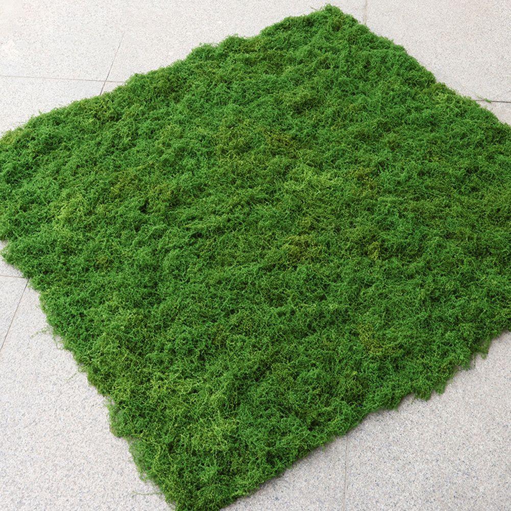 Artificial Moss Decorative Moss Fake Moss Indoor Decor dark green