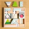 Children Wooden Building Block Stacking Block 43pcs Baby Early Educational Preschool Toy for Children