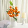 Realistic Artificial Lemon Branches Plastic Fruit Props DIY Fake Strawberry  Vase Decoration