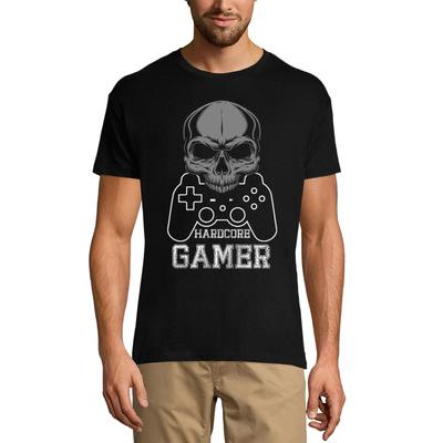Grafisches Herren-T-Shirt Hardcore Gamer Skull – Gaming-Bekleidung