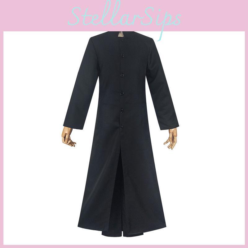 Movie The Matrix Cos Suit Neo Windbreaker Halloween Costume