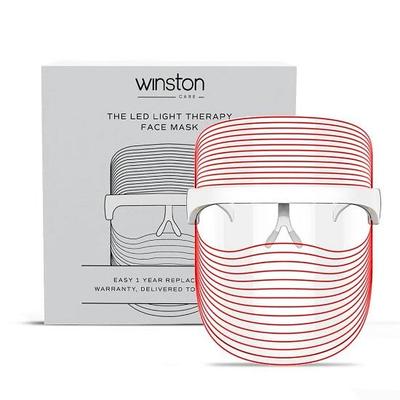 Mascarilla Facial LED Recargable Para Hombres Y Mujeres 60 Minutos De Autonomía Terapia De Luz LED 3 En 1 Para Piel Radiante, Antienvejecimiento, Acné, Piel